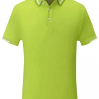 SKP026 Manufacturing short-sleeved POLO shirt Fashion design color collar POLO shirt POLO shirt center detail view-4